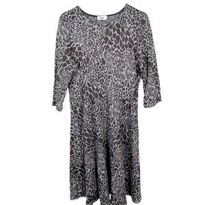 Leota Animal Print Knit Dress XL